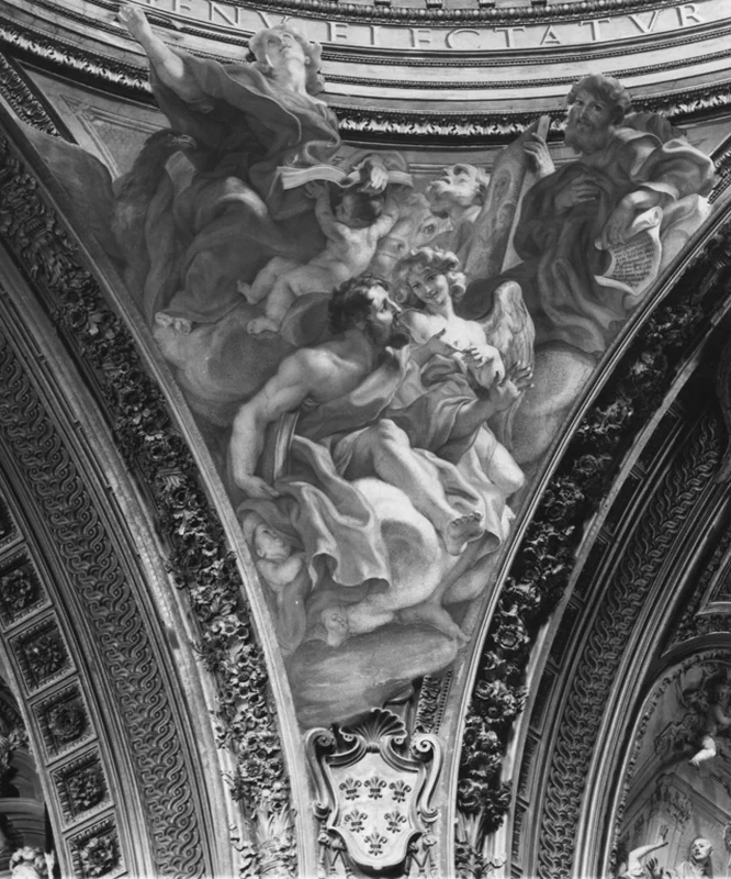 I Dottori della Chiesa, gli Evangelisti, i Profeti maggiori, i Giudici di Israele - Chiesa del SS. Nome di Gesù all'Argentina, Roma 2